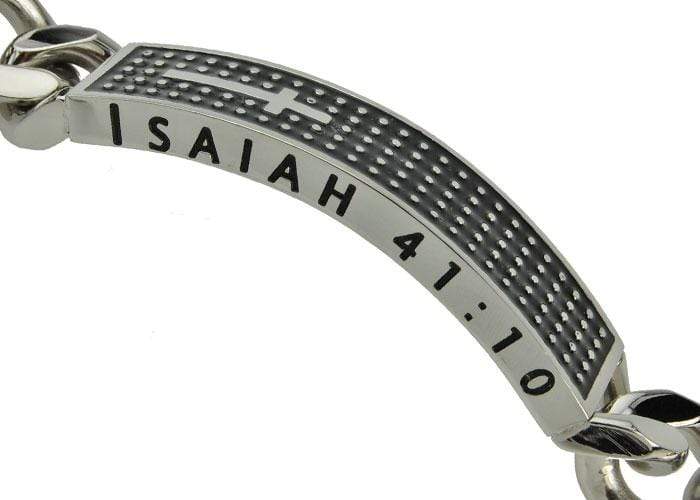 Fear Not Shield Cross Bracelet - Image 3