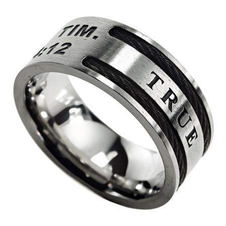 Men's True Love Waits Cable Ring