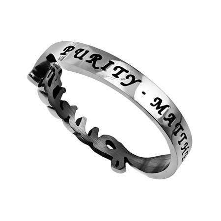 Purity Hand Writing Ring - Image 2