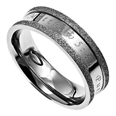 Silver Champagne Purity Ring - Image 2