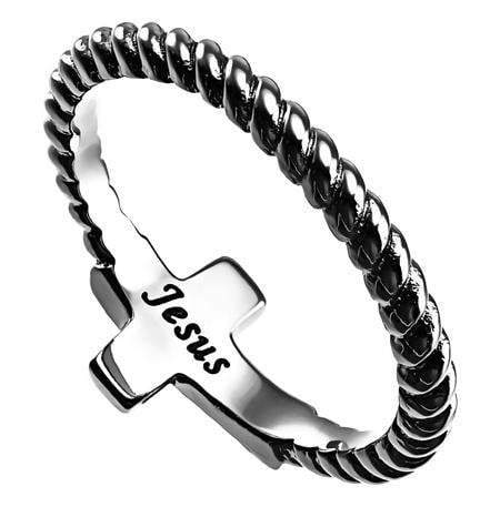 Simplicity True Faith Cross Ring - Image 2