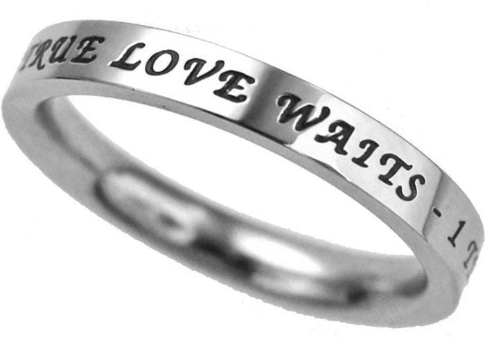 True Love Waits Purity Ring - April Diamond - Image 2