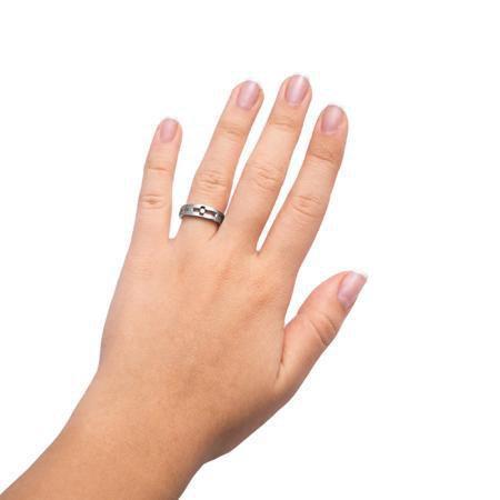 Women Of God Solitaire Cross Ring - Image 3