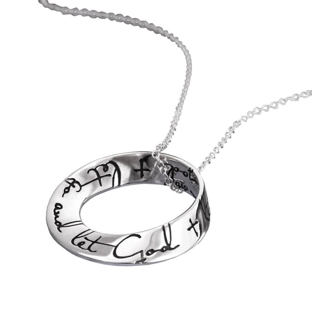 Women's Let Go And Let God Women's Sterling Silver Necklace