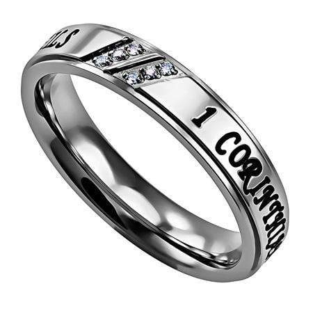 Women's Luxury Ring Love Never Fails - Image 2
